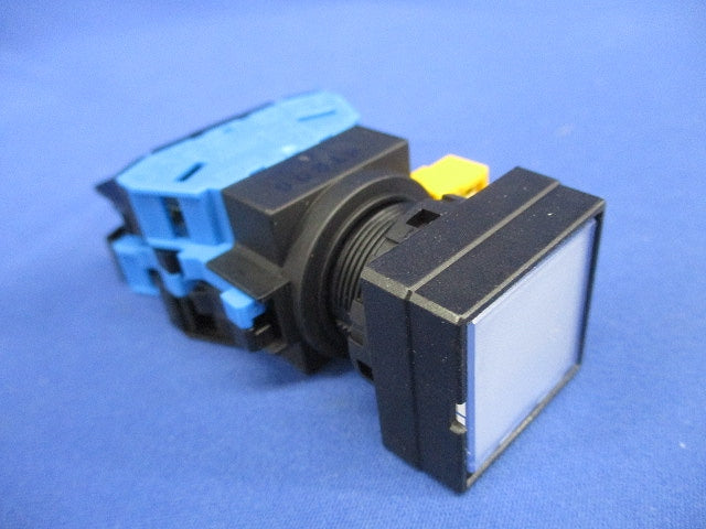 照光押ボタンスイッチ HWシリーズ φ22 角平/オルタネイト形 ピュアホワイト HW2L-A120Q4PW