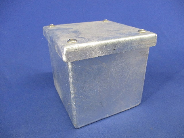 プルボックス(亜鉛メッキ)被せ蓋 100×100×100