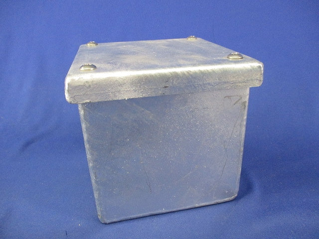 プルボックス(亜鉛メッキ)被せ蓋 100×100×100