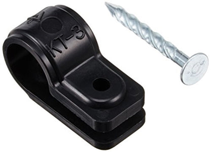 SV片サドル (SVケーブル・TLフレキ・電線管・同軸ケーブル用)50個入 KT-3-50