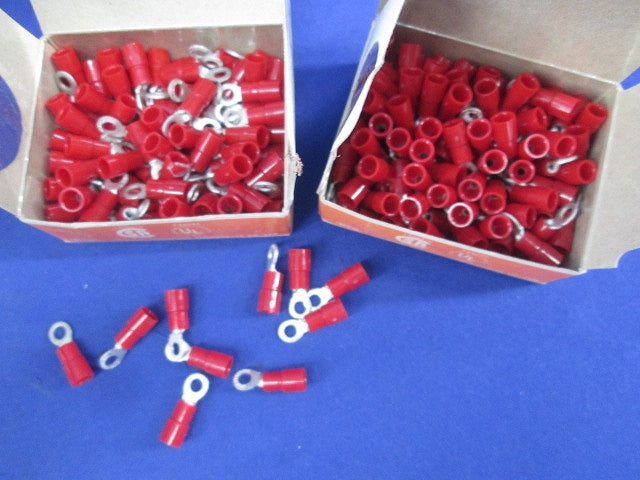 絶縁被覆付圧着端子 混在250個以上 赤 TMEV1.25-5他