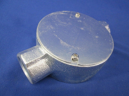 アウトレットボックス(丸型2方出)2個入(亜鉛) 22