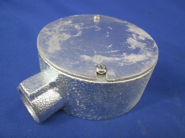 アウトレットボックス(丸型2方出)2個入(亜鉛)キズ・汚れ有 16