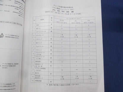 プレハブ形屋内端末処理材料 NPAT-F22/38TN