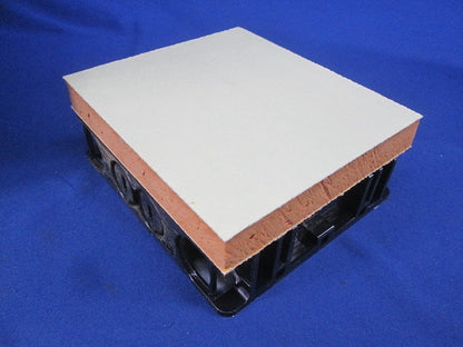 断熱ボード付 小判スライドボックス(磁石なし)浅形(10個入) SBG-SWOM-DBF