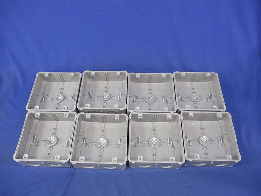 埋込四角アウトレットボックス･大形四角(浅型)(8個入) CDO-5A