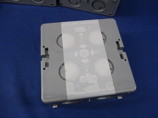 埋込四角アウトレットボックス･大形四角(浅型)(8個入) CDO-5A