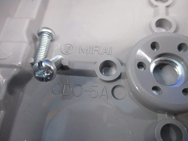 埋込四角アウトレットボックス･大形四角(浅型)(17個入) CDO-5A