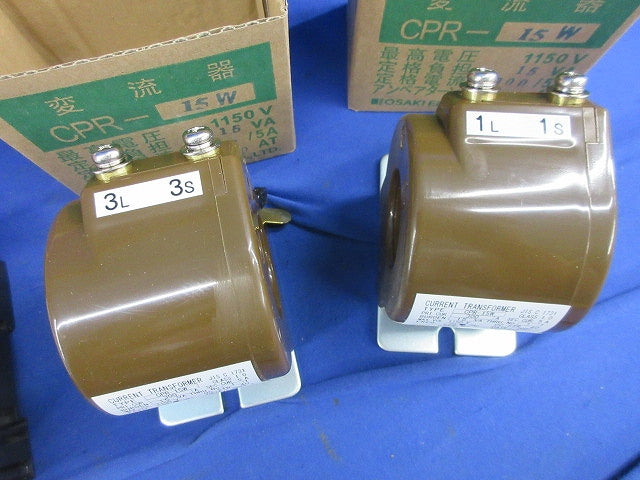 普通電力量計 交流単相3線式100V120A50Hz ＋変成器 A6DA-RS31形+CPR-15W