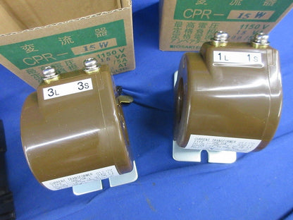 普通電力量計 交流単相3線式100V120A50Hz ＋変成器 A6DA-RS31形+CPR-15W