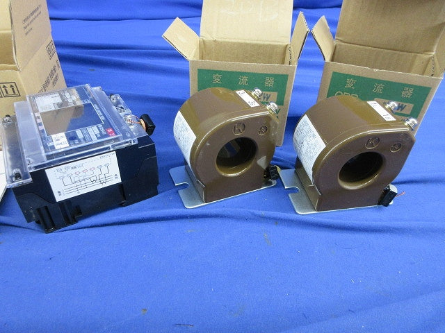 普通電力量計 交流単相3線式100V120A50Hz ＋変成器 A6DA-RS31形+CPR-15W