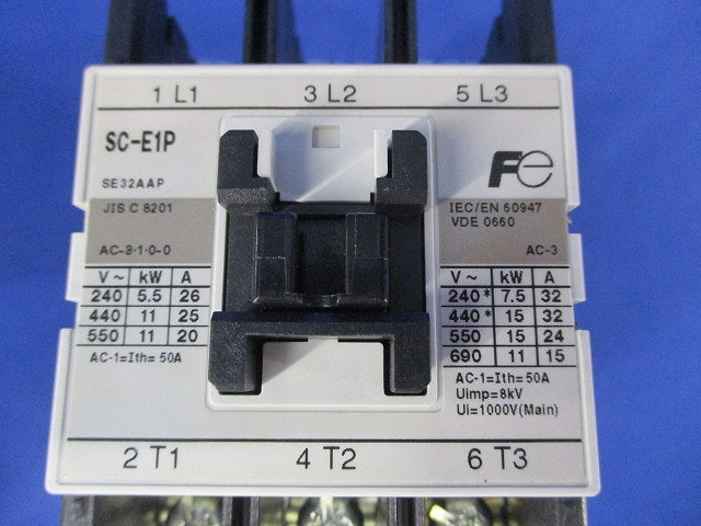 電磁接触器・サーマルリレー 200-220V SC-E1P-200V