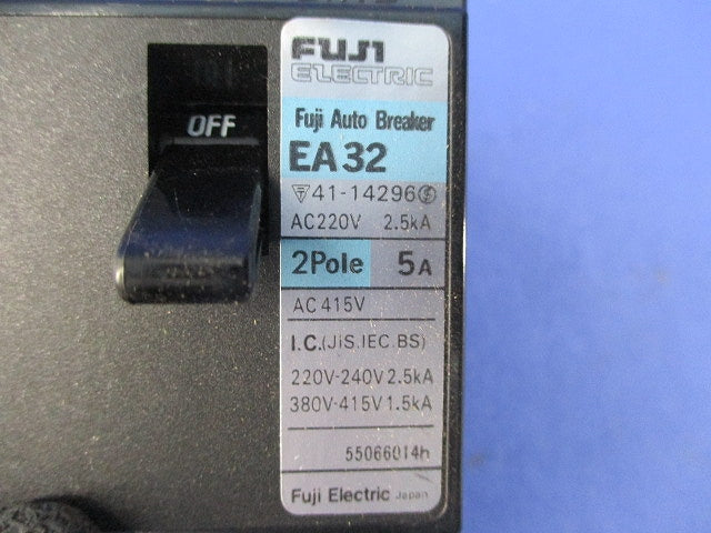 オートブレーカ EA32形 2P5A(ジャンク品) EA32