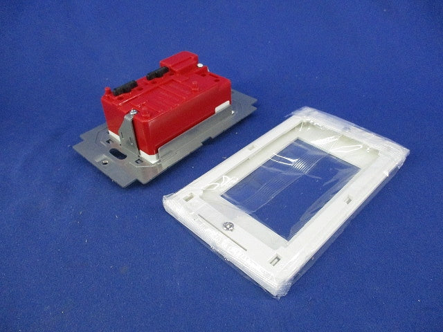 プレトラックコンセント(樹脂プレート・簡易耐火枠付) PTC-BA15WE-W