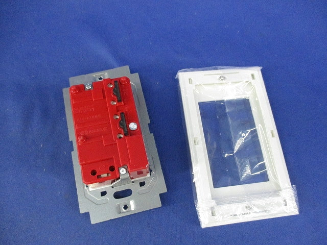 プレトラックコンセント(樹脂プレート・簡易耐火枠付) PTC-BA15WE-W