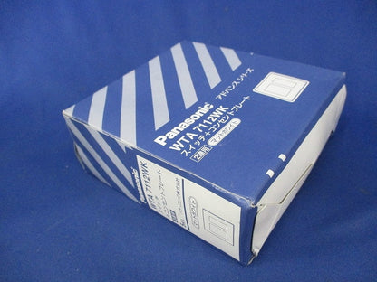 スイッチ+コンセントプレート(2連用)マットホワイト(5枚入)(新品未開梱) WTA7112WK