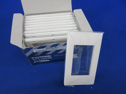 スイッチプレート1連用(10枚入)(マットホワイト) WTA7101K