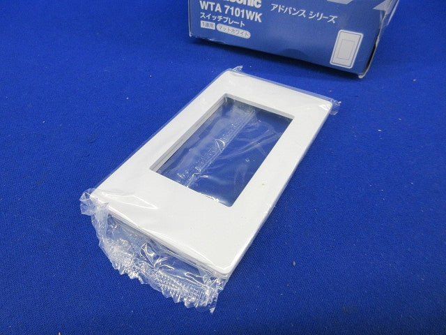 スイッチプレート1連用(10枚入)(マットホワイト) WTA7101K