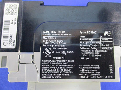 漏電遮断器10A EG32AC-CE