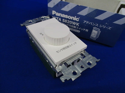 埋込熱線センサ付自動スイッチ用操作ユニット(マットホワイト) WTA5820WK