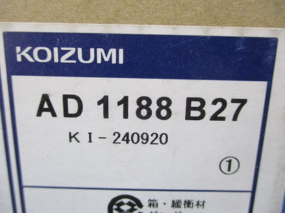 LEDダウンライト φ75 2700K 電球色 調光器別売 マットブラック AD1188B27
