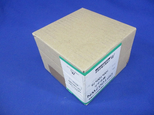 プルボックス 高耐食性めっき鋼板 被せふた 100×100×75 DP1007WN