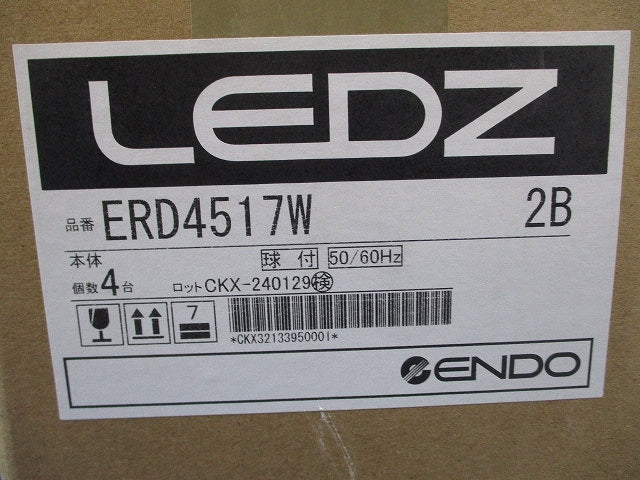 LEDダウンライト φ100 5000K 昼白色 非調光 電源内蔵 ERD4517W-04
