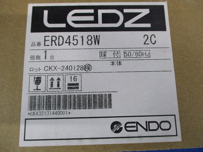 LEDダウンライト φ100 2700K 電球色 非調光 電源内蔵  ERD4518W