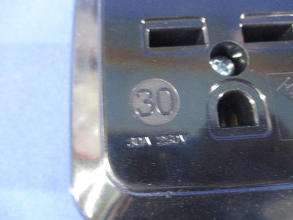 接地2P30A角型コンセント 薄形 ブラック WK36301B