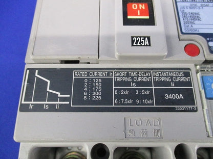 電子式配線用遮断器3P225A B-223WB