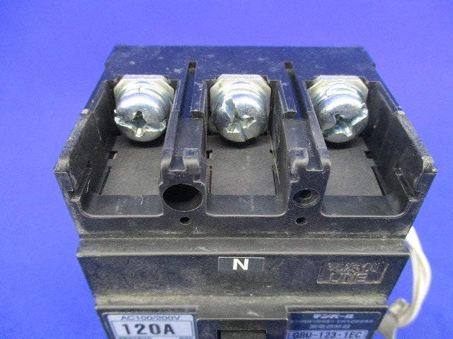 漏電遮断器3P2E120A(単三中性線欠相保護付) GBU-123･1EC