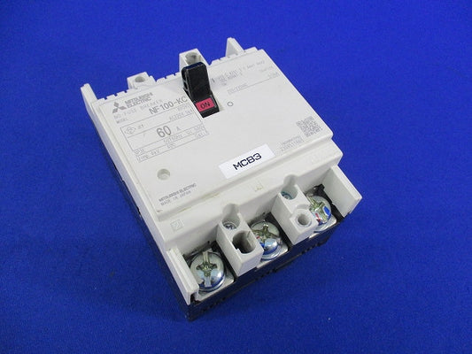 ノーヒューズブレーカ 3P3E60A NF100-KC
