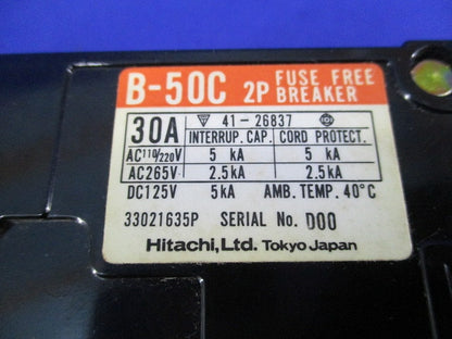 ヒューズフリーブレーカ2P30A B-50C