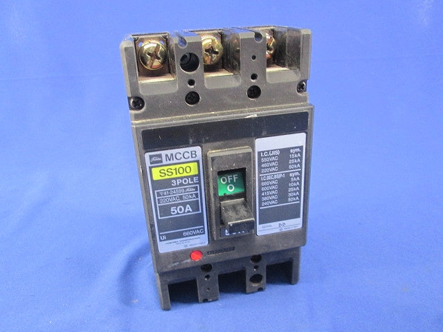 配線用遮断器3P50A SS100