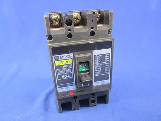 配線用遮断器3P50A SS100