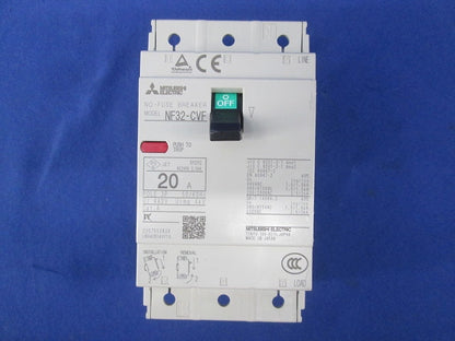 ノーヒューズブレーカー3Ｐ20Ａ(傷・汚れ有) NF32-CVF