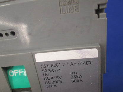 サーキットブレーカ 3P125A BCW-225 BCW31252K