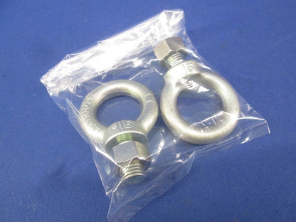 アイボルト M16・首下25mm ナット付(2個入) M16