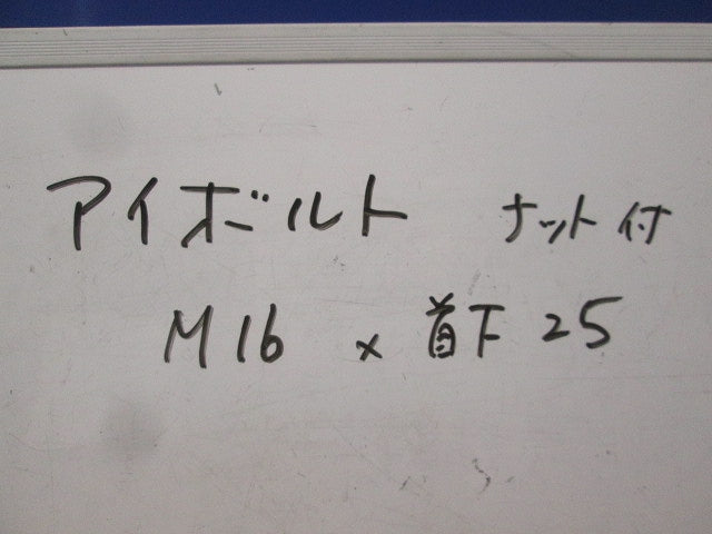 アイボルト M16・首下25mm ナット付(2個入) M16