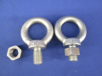 アイボルト M16・首下25mm ナット付(2個入) M16