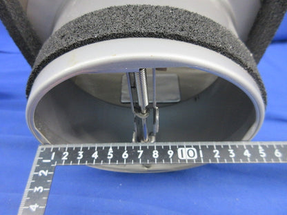 ステンレス製角形パイプフードφ150(黒塗装有)(未使用品) VB-JGT150SASH-S