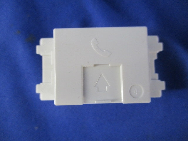 電話用埋込モジュラジャック(8個入)(ピュアホワイト) JEC-BN-WUJ4-PW