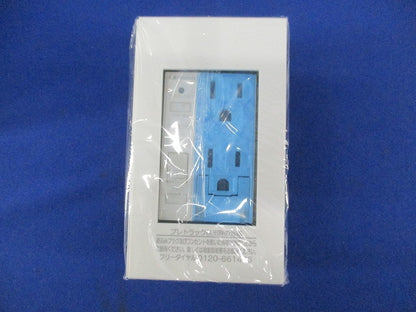 プレトラックコンセント PTC-BA15WE-W