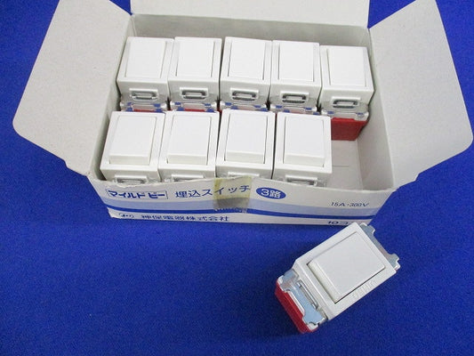 埋込スイッチ(10個入) JEC-BN-3