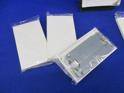 NKシリーズ ブランクプレート 1連用 ピュアホワイト 混在4枚 NKP-0UF-PW