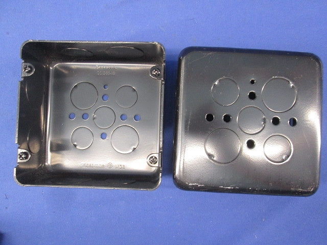 塗装大型四角ブランクカバー+四角アウトレットボックス用ブランクカバー(2セット) DS4212B