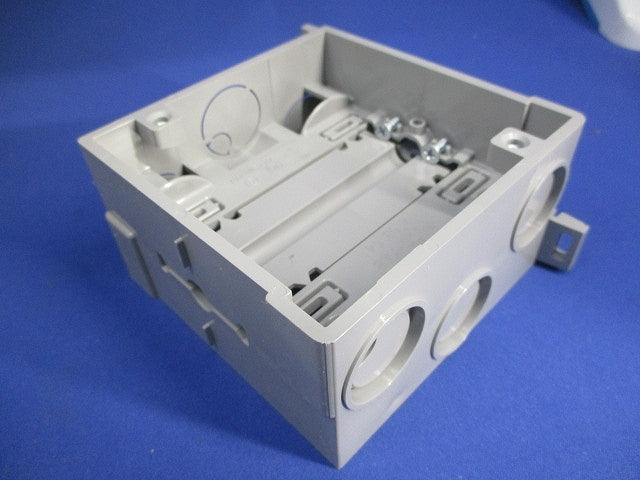 軽量間仕切り用 両面アウトレットボックス(中形四角・深型)」 20個入 RCDO-K4B