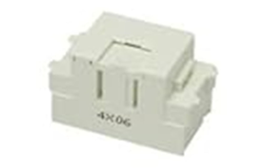 ニューマイルドビーシリーズ 電話用埋込モジュラジャック 薄形 6極2心用 ピュアホワイト JEC-BN-WUK2-PW