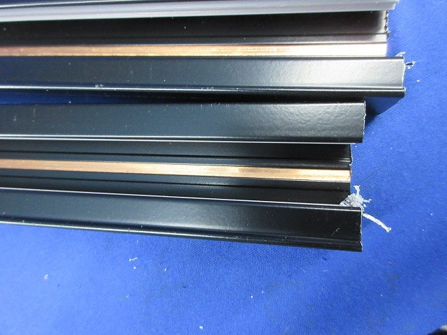 接地極付ライティングレール(切断品約1m×4本入)(黒) DR0214EN(K)