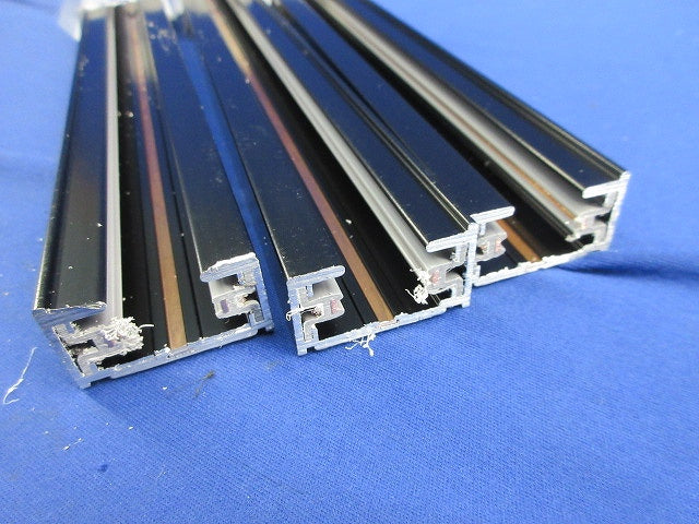 接地極付ライティングレール(切断品約1m×3本入)(黒) DR0214EN(K)
